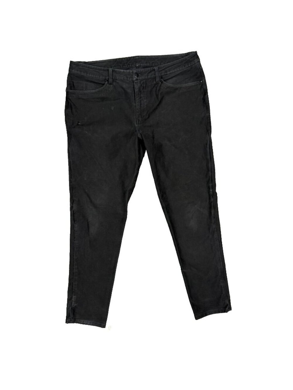 Lululemon Jeans Mens 5 Pocket Stretch Cotton Black 38x32